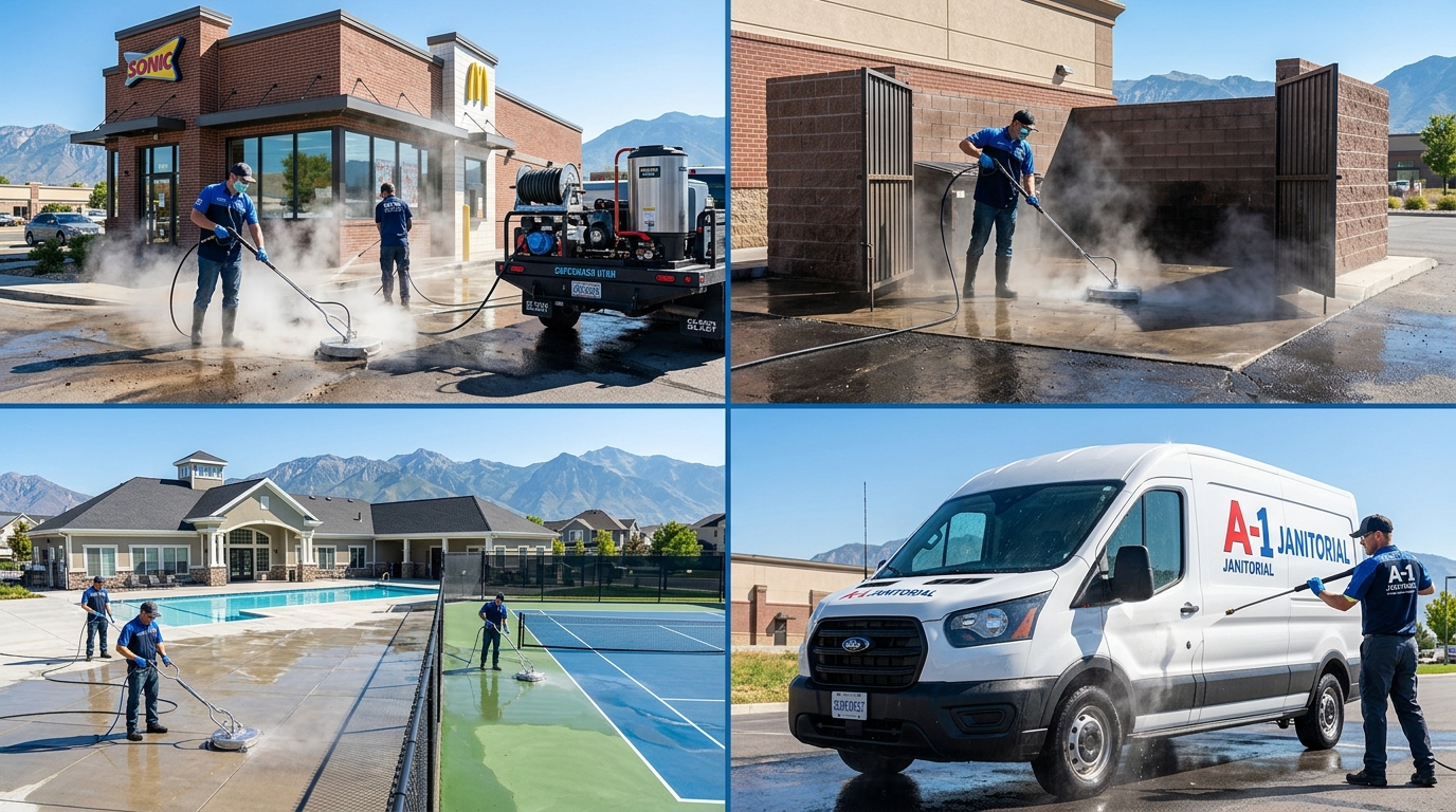 A&S Cleaning Co. Commercial Pressure Washing and Bin Cleaning in Utah